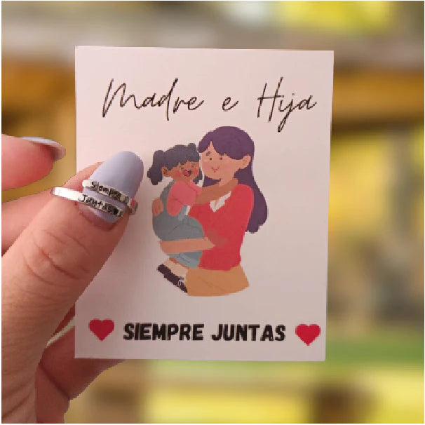 Bagavel® - Anillo Ajustable "Siempre Juntas"