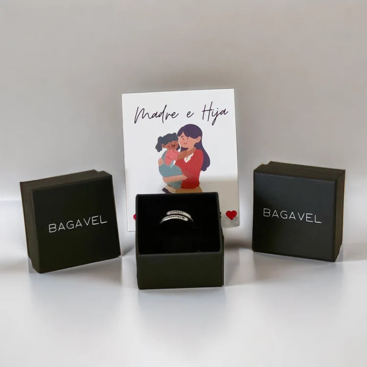 Bagavel® - Anillo Ajustable "Siempre Juntas"